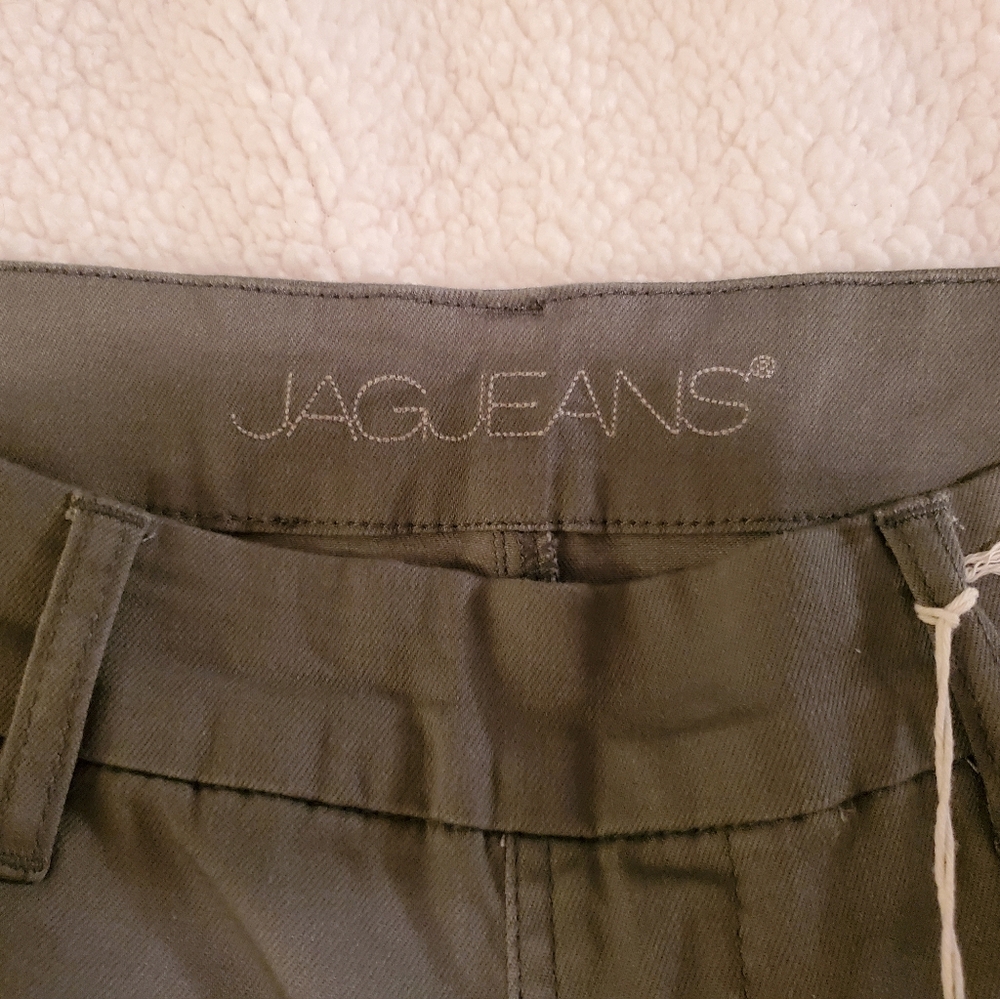 Jag Jeans Women's 8P pull on shorts. Eucalyptus color. No belt  NWT. - Picture 5 of 9